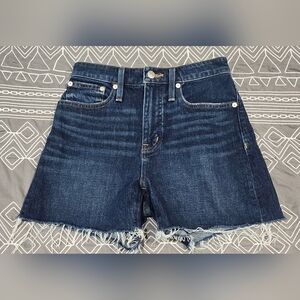 Madewell Curvy High Rise Denim Shorts Size 25